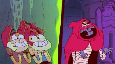 Uh, hello? Hello?
Uh...
Go for Mumm-Ra. - ThunderCats Roar