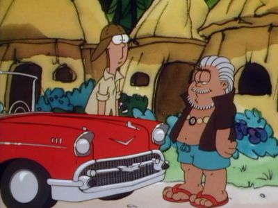 Uh hey Monkey come over here - Garfield in Paradise