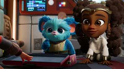 -Uh, hold on!
-[exclaims] - Star Wars: Young Jedi Adventures