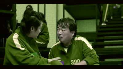Uh... Hold on, sir.Sorry, but please excuse me a second. - Squid Game