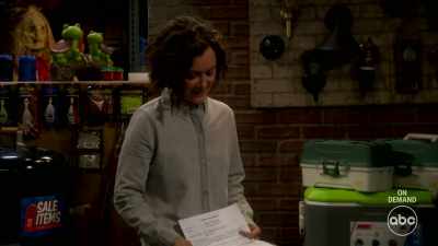 UH, I ALSO BROUGHT YOU THIS. - The Conners