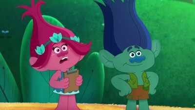 ‐Uh, I don't...
‐I like her. - Trolls: TrollsTopia