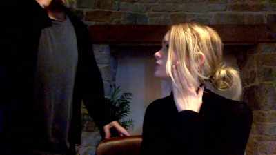 Uh, I don't know,
she's about five-foot-two and... - Staged