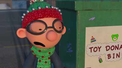 Uh, I was just making sure the
police could get to the bin - Diary of a Wimpy Kid Christmas: Cabin Fever