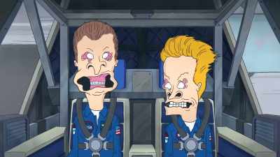 - Uh...I think it's the part - Beavis and Butt Head Do the Universe