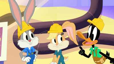 Uh... I'm not sure
he can hear us. - Bugs Bunny Builders