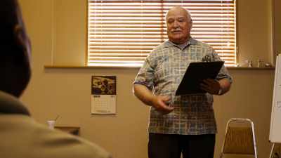 Uh, Irv Sendero is out
from Ohio next week. - Lodge 49