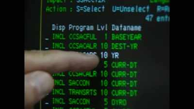 Uh, it's a field in a program
just called YR for year. - Time Bomb Y2K