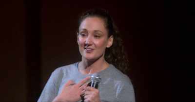 Uh, Judy, your, uh,
nut cluster great, - Jacqueline Novak: Get on Your Knees