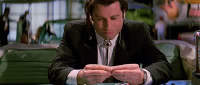 Uh, just over three years. - Pulp Fiction