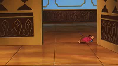 L I was just thinkingMaybe it's time you patched things up with the sultanHe might enjoy a nice scenic carpet rideThat's a good idea And I'll bring GenieHe was a big hit with the sultanNo no noI mean Genie's he's too flashyHe's too loud You'll never get a - Aladdin 2: The Return of Jafar