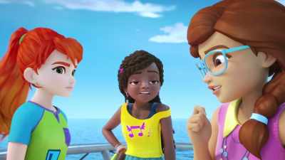 Uh, let's focus
on getting rescued. - LEGO Friends: Girls on a Mission