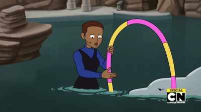 Uh...let's hear it
for Dolphmu! - Infinity Train