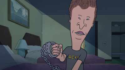 - Uh, let's open them up
and start over again. - Beavis and Butt Head Do the Universe