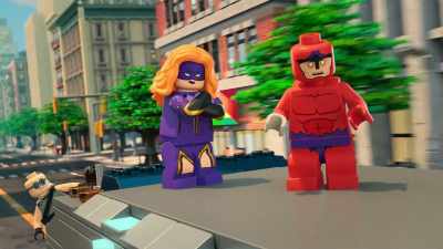 Uh, let's see. One, two. On-- - LEGO Marvel Avengers: Mission Demolition