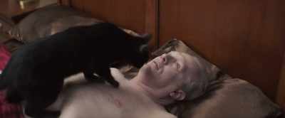 Uh... licking his face. - French Exit