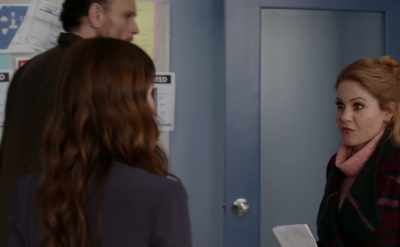 Uh, Lynn, I don't think
you should let him go - Aurora Teagarden Mysteries: Haunted By Murder