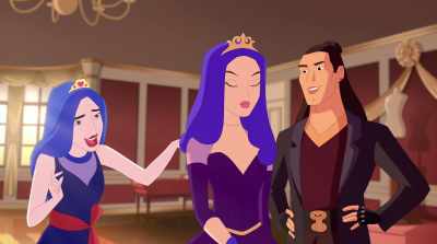 Uh, Mal, could we not
adventure in these dresses? - Descendants: The Royal Wedding