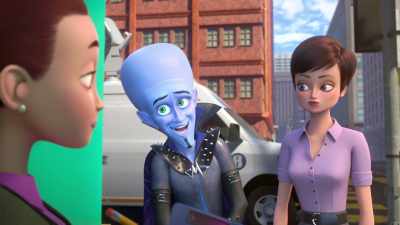 Uh, Megamind,
defender of Metrocity. - Megamind vs. the Doom Syndicate
