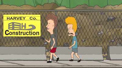 - Uh, never mind, never mind.
[snickers] - Beavis and Butt Head Do the Universe