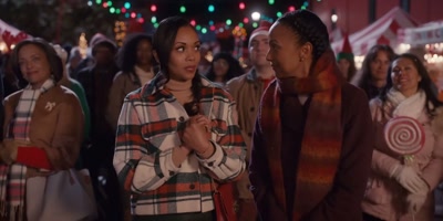 - Uh, no. Besides, Fletcher
is going to ask me. - Christmas with a Kiss