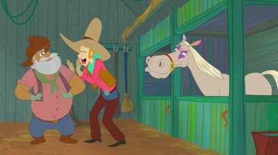 Uh, no, you don't want to
ride Clementine. - Tom and Jerry Cowboy Up!
