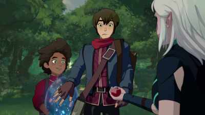 Uh, no, thank you. We don't drink... that. - The Dragon Prince