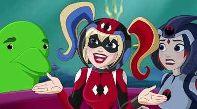 Uh, no trouble at all.
It was a real splash. - DC Super Hero Girls: Legends of Atlantis