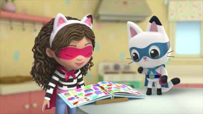 Uh-oh! Cakey? Where did you go, buddy? - Gabby's Dollhouse