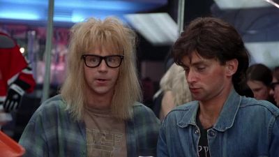 Uh oh Don't look Stacy Where - Wayne's World