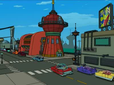 Uh‐oh. I'm terrible at parallel parking. - Futurama