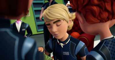 Uh-oh. Junior's hearing things.
It's the first sign he's cracking. - Spy Kids: Mission Critical