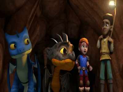 - Uh-oh. Not a full moon tonight, is it?
- It might be, why? - Dragons: Rescue Riders