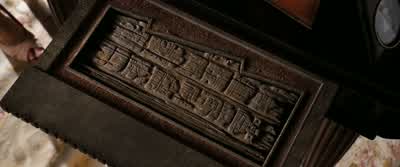 Uh-oh. New rules. These markings, like Incan or Aztec. I have never seen any symbols like this. I me - National Treasure: Book of Secrets