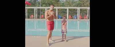 - Uh-oh! Two hands crossed over the throat - The Lifeguards