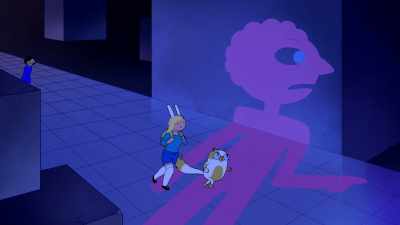 Uh-oh. We'll take a shortcut
through the core. - Adventure Time: Fionna & Cake