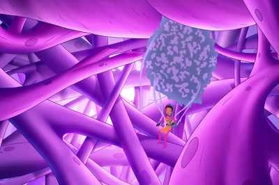 Uh-oh. What if Carlos's immune system
thinks they're invaders, - The Magic School Bus Rides Again