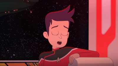 Uh, okay.
We could do evasive maneuver - Star Trek: Lower Decks