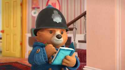 Uh, and on the inside page, it says… - The Adventures of Paddington
