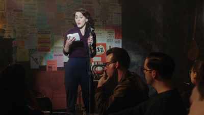 Uh, one day, my oldest came home
from junior high - The Marvelous Mrs. Maisel