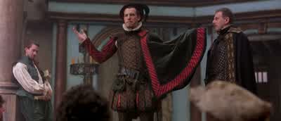 Uh one moment sir Who are youI m um I m the moneyThen you may remain so long as you remain silent - Shakespeare in Love