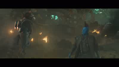 Uh... A spacesuit and an aero-rig. I only have one of each. - Guardians of the Galaxy Vol  2