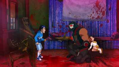 - Uh, she is not here.
- What do you mean? - Kite Man: Hell Yeah!