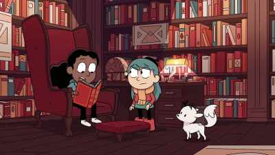 Uh, side effects include blanked-out eyes,
occasional growling, - Hilda