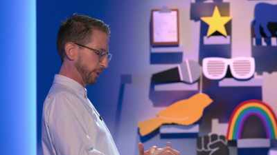 Uh... So I'd read books
about loving dogs... Just... - Neal Brennan: Blocks