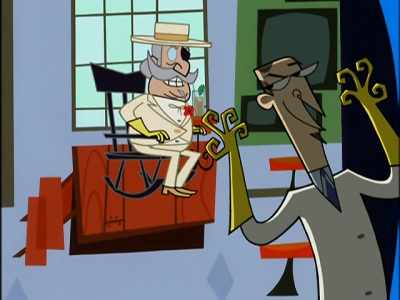 Uh, sorry, Mr. Rockefeller.
(GRUNTS) - Clone High