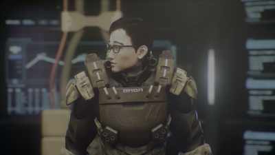 Uh... sorry, sir, but don't you remember? - Starship Troopers: Traitor of Mars