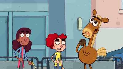 Uh!
- [splat] - It's Pony
