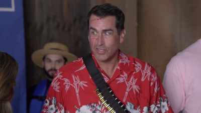 -Uh, spoiler alert, I'm going hunting, too, - Rob Riggle's Ski Master Academy