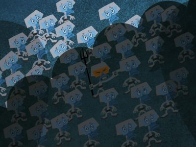 Uh, stay back! - Samurai Jack
